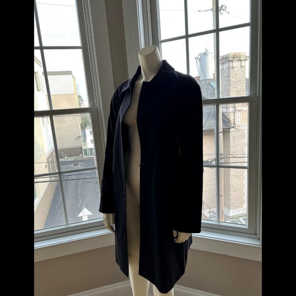 Theory Black Lightweight Coat Jacket with Collar - Size Small - Picture 10 of 14